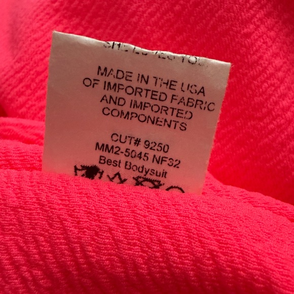 Show Me Your MuMu Neon Pink Best Bodysuit Size Medium - Picture 7 of 7